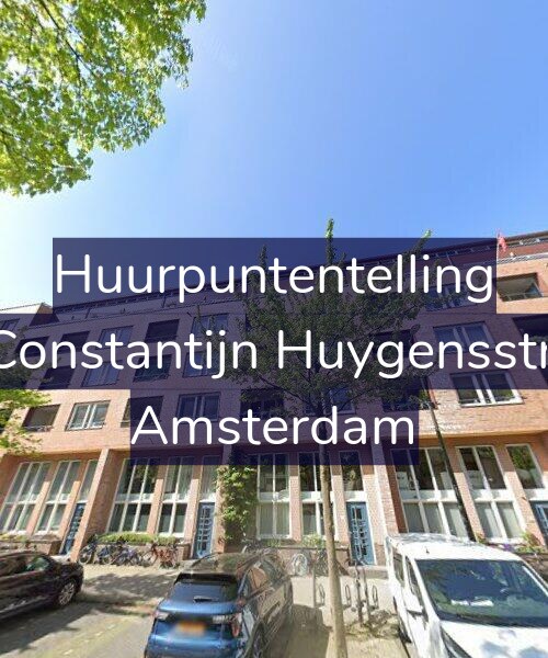 Foto gevel Huurpuntentelling voor Tweede Constantijn Huygensstraat 18-A, Amsterdam