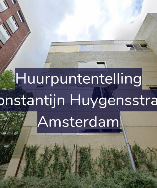 Foto gevel Huurpuntentelling voor Tweede Constantijn Huygensstraat 39-B12, Amsterdam