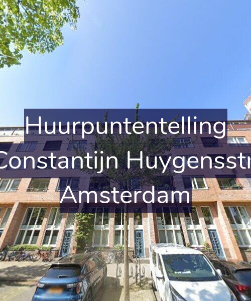 Foto gevel Huurpuntentelling voor Tweede Constantijn Huygensstraat 16-D, Amsterdam