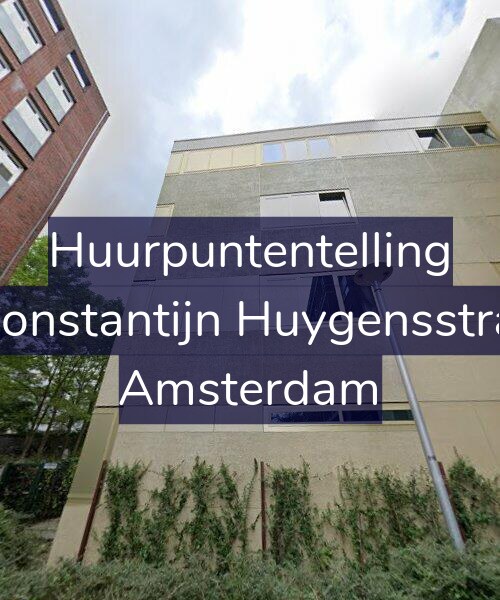 Foto gevel Huurpuntentelling voor Tweede Constantijn Huygensstraat 39-A7, Amsterdam