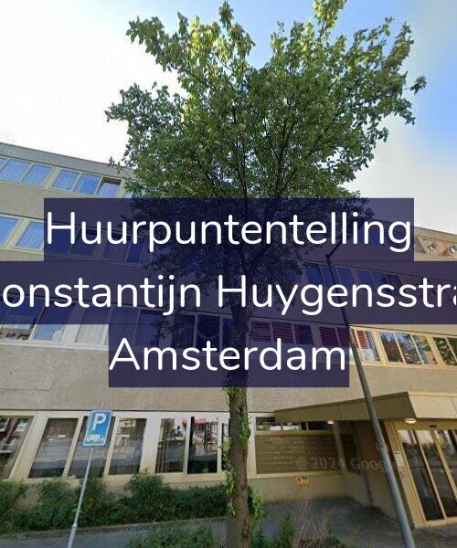 Foto gevel Huurpuntentelling voor Tweede Constantijn Huygensstraat 39-D1, Amsterdam