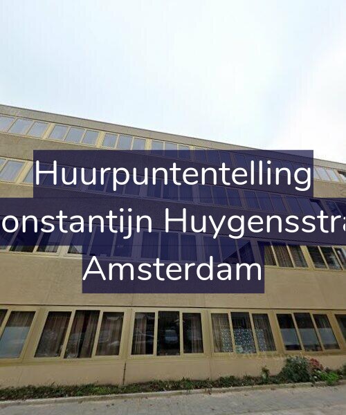 Foto gevel Huurpuntentelling voor Tweede Constantijn Huygensstraat 39-A4, Amsterdam