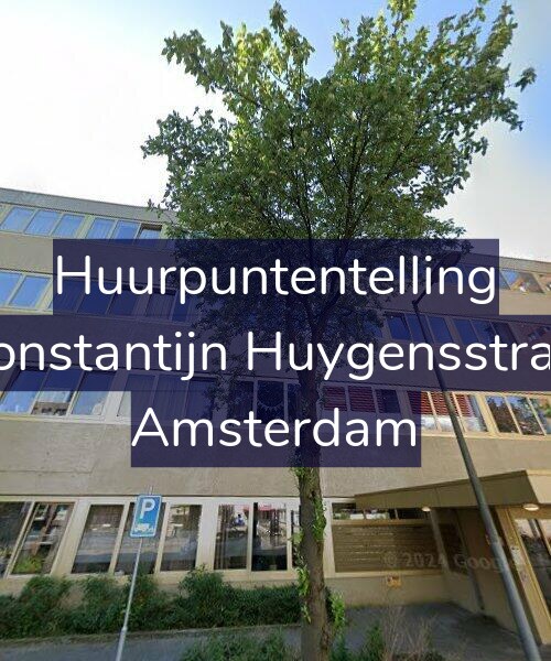 Foto gevel Huurpuntentelling voor Tweede Constantijn Huygensstraat 39-C16, Amsterdam