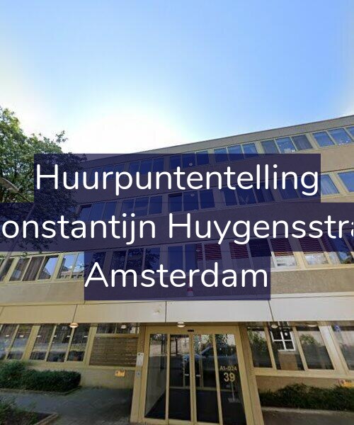 Foto gevel Huurpuntentelling voor Tweede Constantijn Huygensstraat 39-A1, Amsterdam
