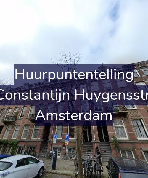 Foto gevel Huurpuntentelling voor Tweede Constantijn Huygensstraat 34-D, Amsterdam