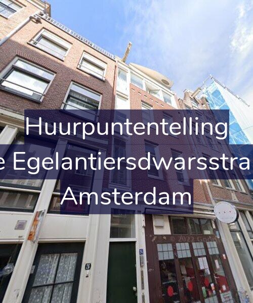 Foto gevel Huurpuntentelling voor Tweede Egelantiersdwarsstraat 24-C, Amsterdam