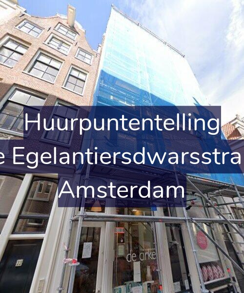 Foto gevel Huurpuntentelling voor Tweede Egelantiersdwarsstraat 18-B, Amsterdam
