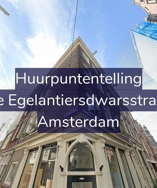 Foto gevel Huurpuntentelling voor Tweede Egelantiersdwarsstraat 13-2, Amsterdam