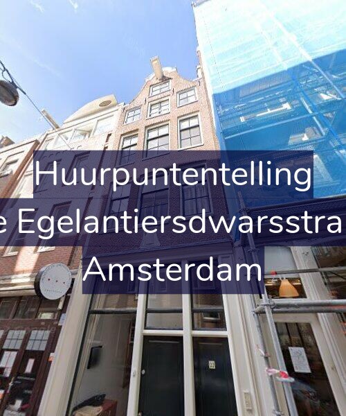 Foto gevel Huurpuntentelling voor Tweede Egelantiersdwarsstraat 22-C, Amsterdam