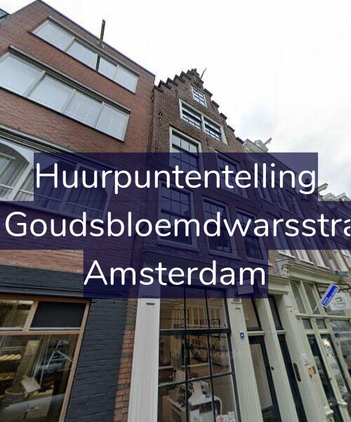 Foto gevel Huurpuntentelling voor Tweede Goudsbloemdwarsstraat 10-B, Amsterdam