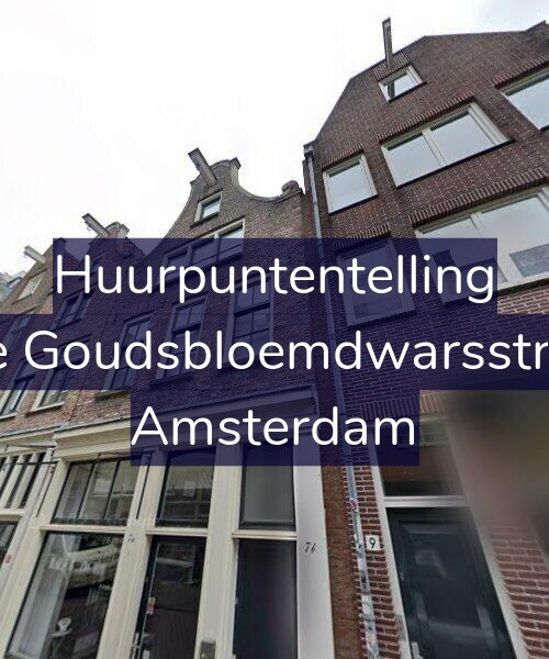 Foto gevel Huurpuntentelling voor Tweede Goudsbloemdwarsstraat 7-B, Amsterdam