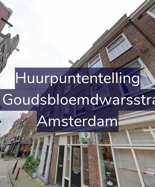 Foto gevel Huurpuntentelling voor Tweede Goudsbloemdwarsstraat 17-1, Amsterdam