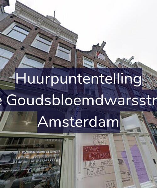 Foto gevel Huurpuntentelling voor Tweede Goudsbloemdwarsstraat 6-A, Amsterdam