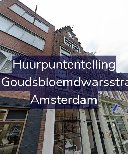Foto gevel Huurpuntentelling voor Tweede Goudsbloemdwarsstraat 10-A, Amsterdam
