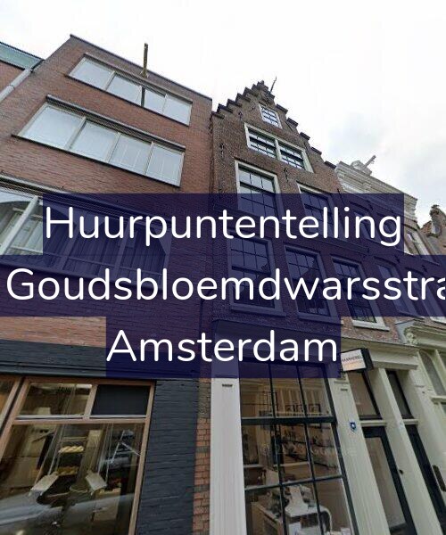 Foto gevel Huurpuntentelling voor Tweede Goudsbloemdwarsstraat 10-C, Amsterdam