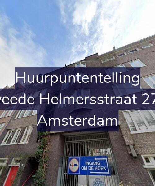 Foto gevel Huurpuntentelling voor Tweede Helmersstraat 27-3, Amsterdam