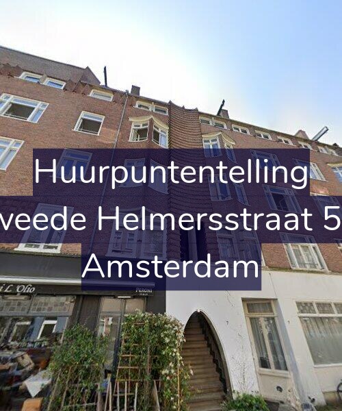 Foto gevel Huurpuntentelling voor Tweede Helmersstraat 5-4, Amsterdam