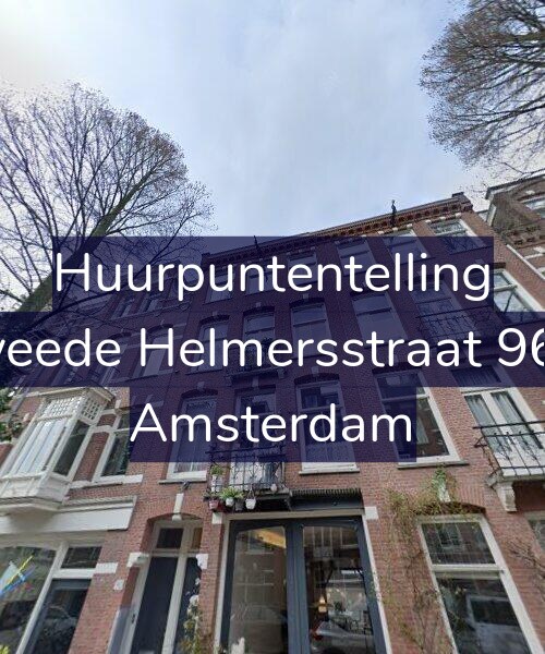 Foto gevel Huurpuntentelling voor Tweede Helmersstraat 96-2, Amsterdam