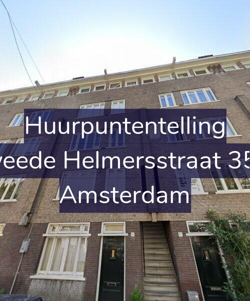 Foto gevel Huurpuntentelling voor Tweede Helmersstraat 35-1, Amsterdam
