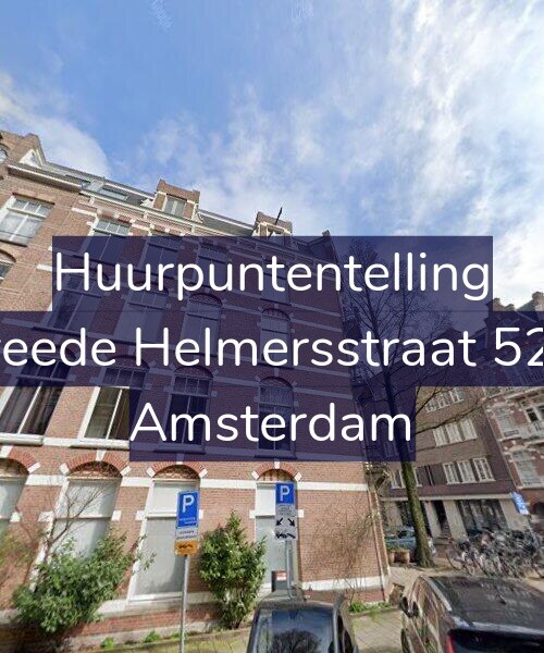 Foto gevel Huurpuntentelling voor Tweede Helmersstraat 52-H, Amsterdam