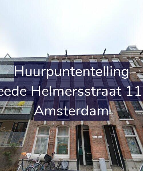 Foto gevel Huurpuntentelling voor Tweede Helmersstraat 116-D, Amsterdam