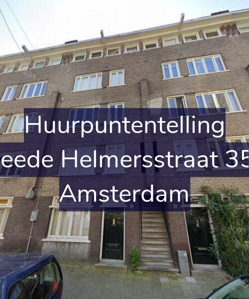Foto gevel Huurpuntentelling voor Tweede Helmersstraat 35-H, Amsterdam