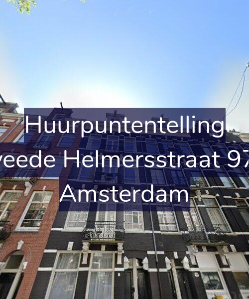 Foto gevel Huurpuntentelling voor Tweede Helmersstraat 97-3, Amsterdam