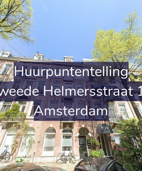 Foto gevel Huurpuntentelling voor Tweede Helmersstraat 16, Amsterdam