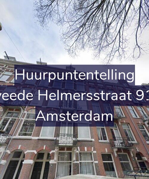 Foto gevel Huurpuntentelling voor Tweede Helmersstraat 91-2, Amsterdam