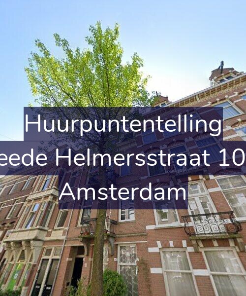 Foto gevel Huurpuntentelling voor Tweede Helmersstraat 105-3, Amsterdam