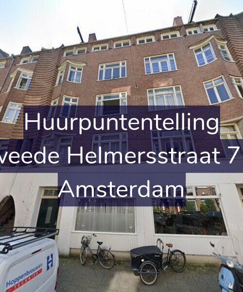 Foto gevel Huurpuntentelling voor Tweede Helmersstraat 7-H, Amsterdam