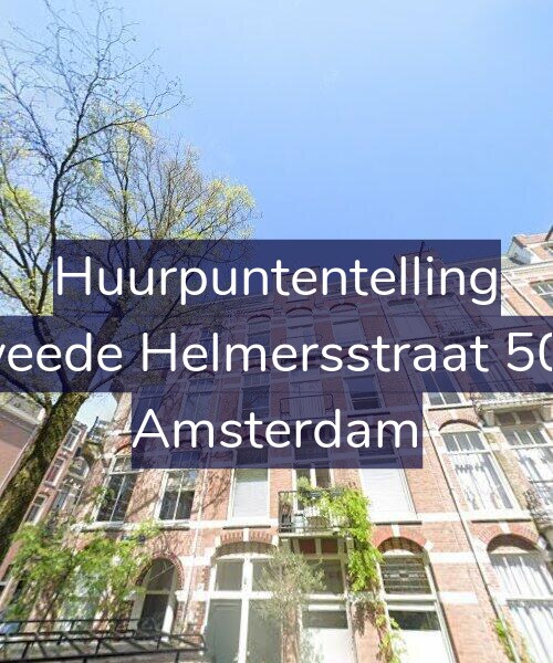 Foto gevel Huurpuntentelling voor Tweede Helmersstraat 50-2, Amsterdam