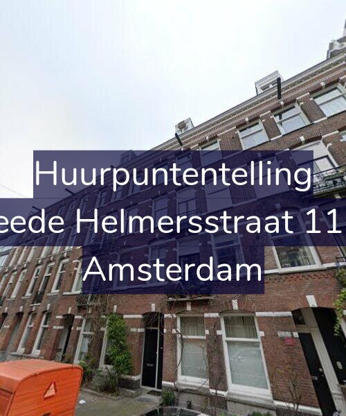 Foto gevel Huurpuntentelling voor Tweede Helmersstraat 110-A, Amsterdam