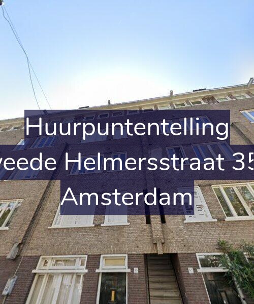Foto gevel Huurpuntentelling voor Tweede Helmersstraat 35-3, Amsterdam