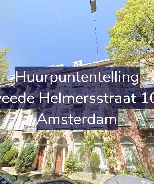 Foto gevel Huurpuntentelling voor Tweede Helmersstraat 10-4, Amsterdam