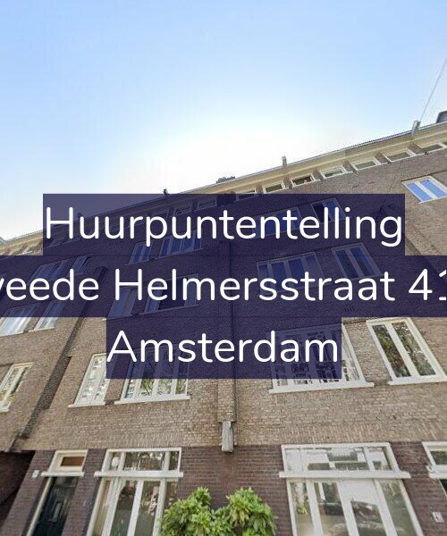 Foto gevel Huurpuntentelling voor Tweede Helmersstraat 41-2, Amsterdam