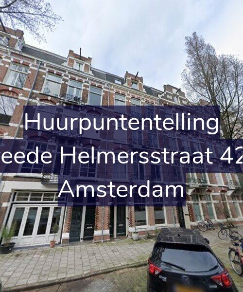 Foto gevel Huurpuntentelling voor Tweede Helmersstraat 42-H, Amsterdam