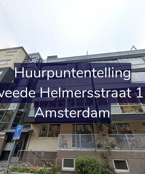 Foto gevel Huurpuntentelling voor Tweede Helmersstraat 160, Amsterdam
