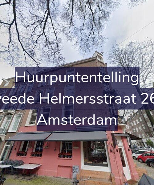 Foto gevel Huurpuntentelling voor Tweede Helmersstraat 26-4, Amsterdam