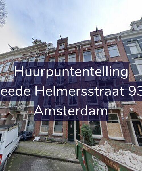 Foto gevel Huurpuntentelling voor Tweede Helmersstraat 93-H, Amsterdam