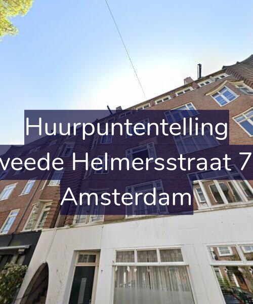 Foto gevel Huurpuntentelling voor Tweede Helmersstraat 7-3, Amsterdam