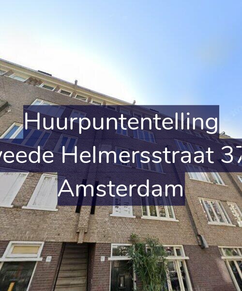 Foto gevel Huurpuntentelling voor Tweede Helmersstraat 37-3, Amsterdam