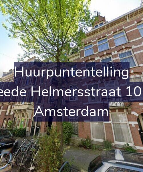 Foto gevel Huurpuntentelling voor Tweede Helmersstraat 105-H, Amsterdam