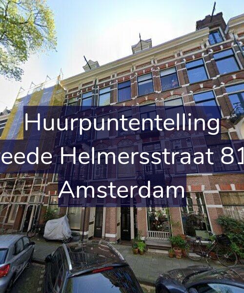 Foto gevel Huurpuntentelling voor Tweede Helmersstraat 81-H, Amsterdam