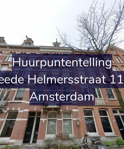 Foto gevel Huurpuntentelling voor Tweede Helmersstraat 111-3, Amsterdam