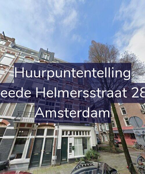 Foto gevel Huurpuntentelling voor Tweede Helmersstraat 28-H, Amsterdam