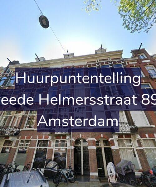 Foto gevel Huurpuntentelling voor Tweede Helmersstraat 89-D, Amsterdam