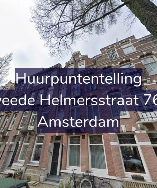 Foto gevel Huurpuntentelling voor Tweede Helmersstraat 76-2, Amsterdam