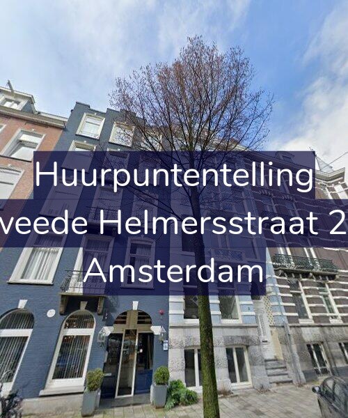 Foto gevel Huurpuntentelling voor Tweede Helmersstraat 2-2, Amsterdam