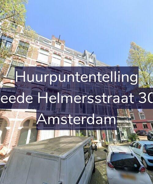 Foto gevel Huurpuntentelling voor Tweede Helmersstraat 30-H, Amsterdam